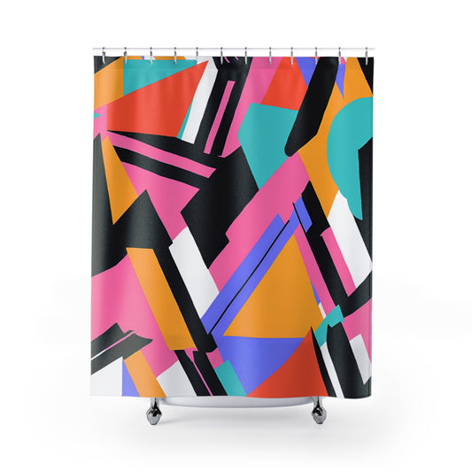 90’s Retro Shower Curtain