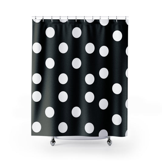 Modern Polka Dots Shower Curtains
