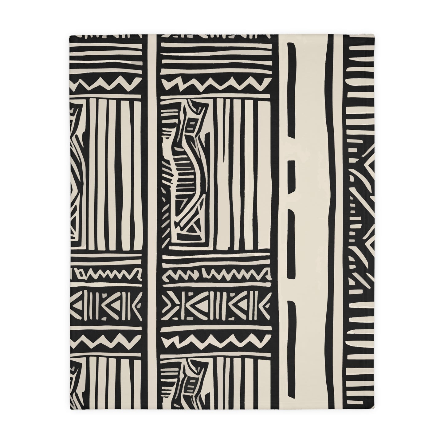 Modern African Tribal Throw Blanket