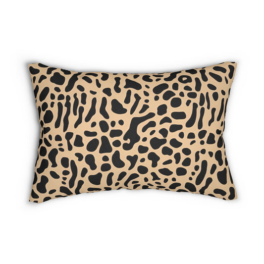 Modern Abstract Leopard Lumbar Pillow