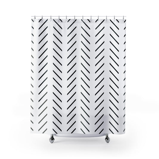 Tribal Chevron Shower Curtain