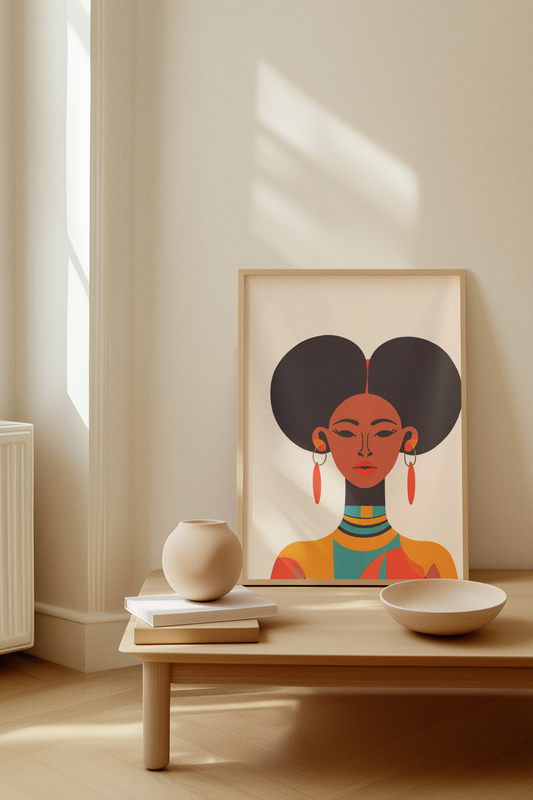 Boldly Rooted – Afro Modern Wall Tapestry