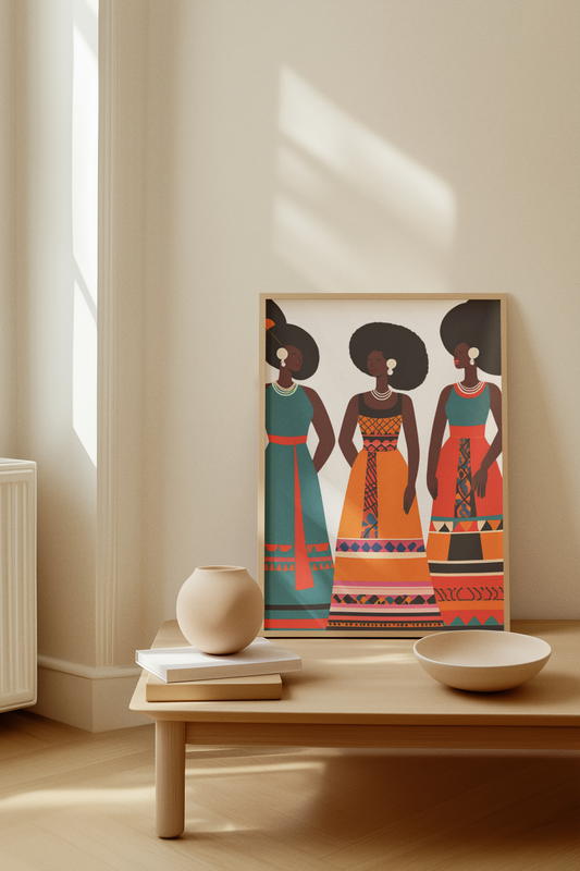 Sacred Threads - Afrocentric Wall Tapestry